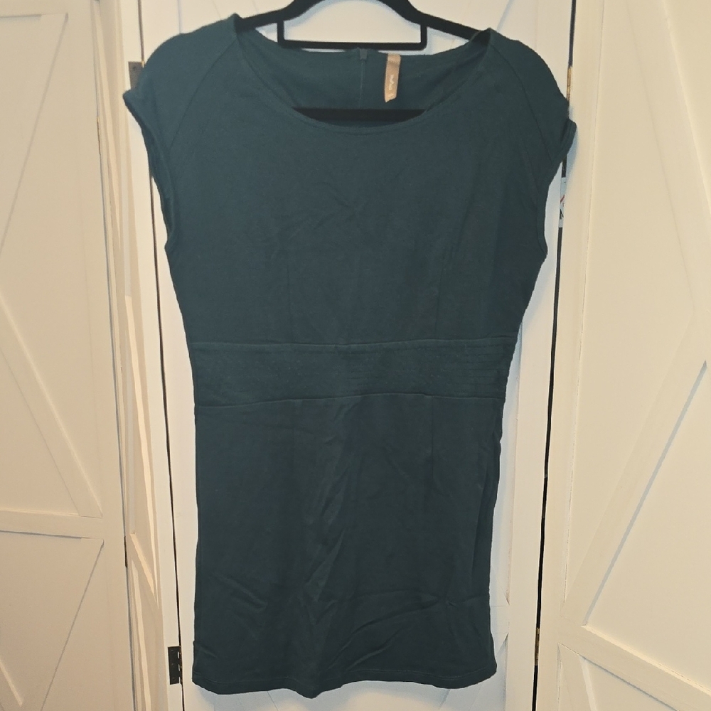 NEW, Thyme Maternity Dark Teal Tunic Top